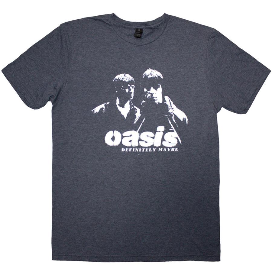 ROCK OFF 【公式新品】OASIS - DEFINITELY MAYBE PHOTO STENCIL NAVY