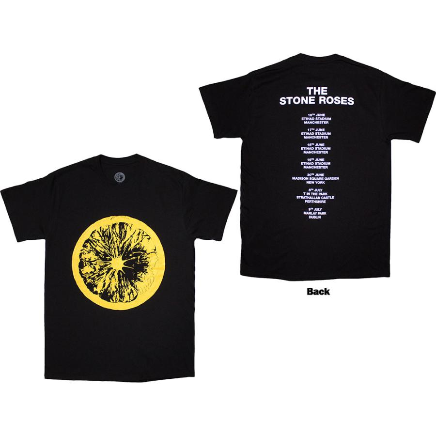 ROCK OFF 【公式新品】THE STONE ROSES - TOUR 2016 BLACK (Back Print