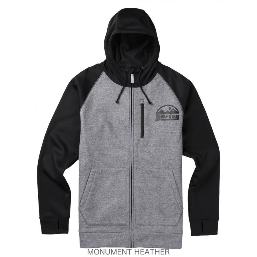 Burton Women's Crown Bonded Full-Zip Hoodie - DRYRIDE Fleece, Water-Repellent, For Outdoor & Casual Wear
