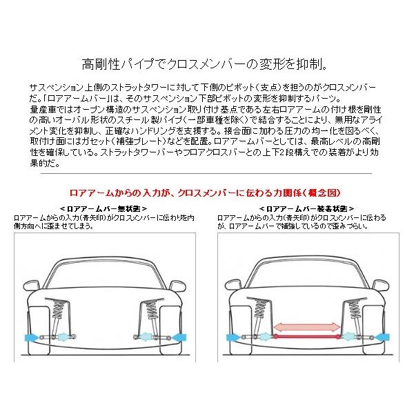 オートエクゼ ロアアームバー フロント アクセラスポーツ BM2FS