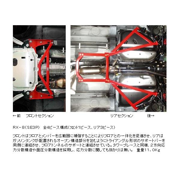 オートエクゼ メンバーブレースセット RX-8 SE3P MSY470