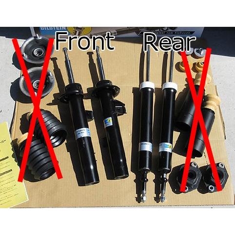 Bilstein B4 BMW 1シリーズ E87 UF30 UD30 130i 2004/9- 1Series 1er フロントショック2本 送料無料の画像