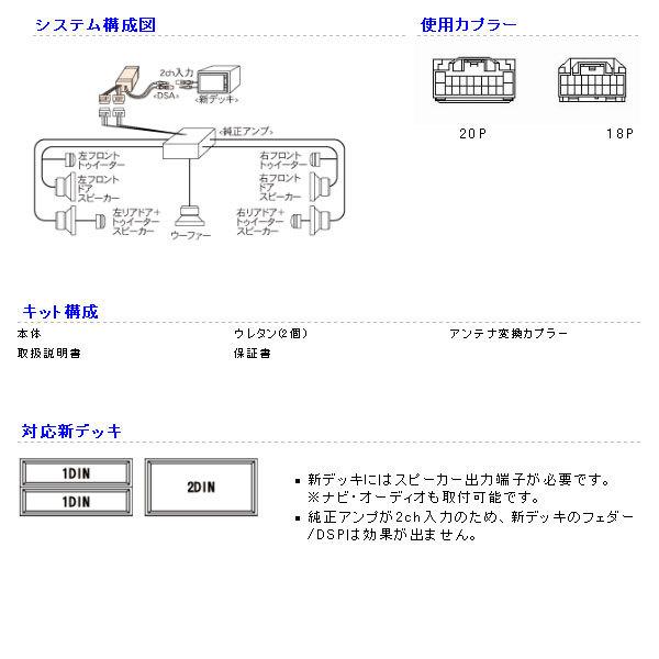 Beatsonic オーディオキット パジェロ V93W V97W V98W H18/10〜H24/10 12SP車 DSA-03 送料無料 | BeatーSonic | 02