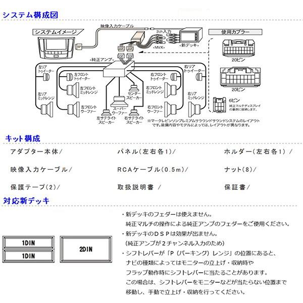 190系レクサスGS マークレビンソン ナビデッキ、アンプ、スピーカーフルセット BeatーSonic Beatsonic オーディオキット Lexus IS GSE20 GSE21