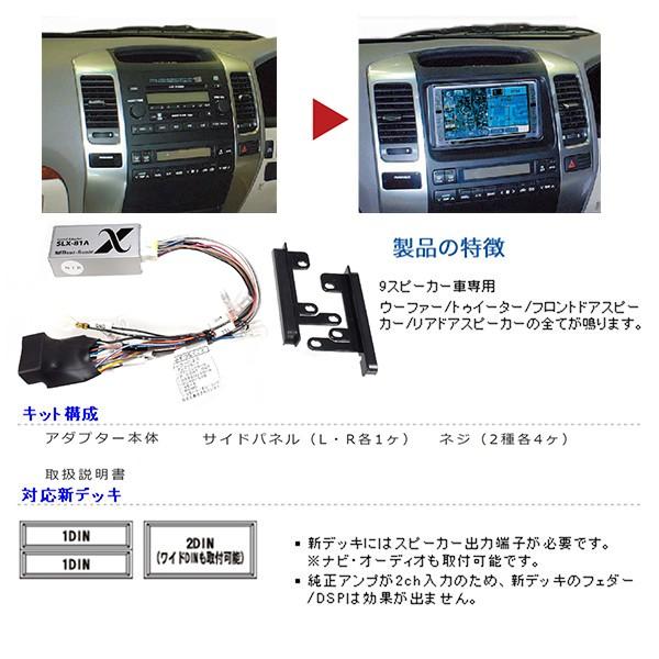 Beatsonic オーディオキット ランドクルーザープラド Vzj121w Vzj125w 02 09 9 M Opナビ無し Sライブサウンド装着車 9sp車 Slx 81a ランクル 1プラド 送料無料 Bskit Slx 81a 1 カーピットアイドル 通販 Yahoo ショッピング