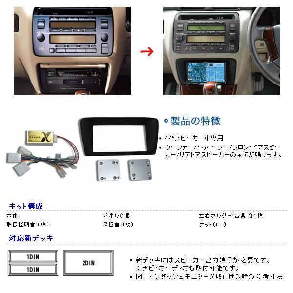17クラウンビートソニック製社外茶木目調オーディオパネル BeatーSonic（ビートソニック） Beatsonic オーディオキット クラウン