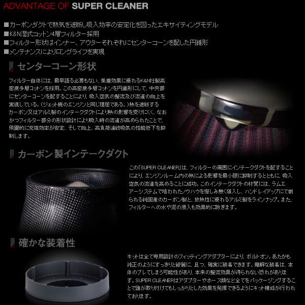 フェアレディZ34 HZ34 エアクリーナー グループM 品番SCC-0210 GruppeM スーパークリーナー カーボンダクト フェアレディZ Z34