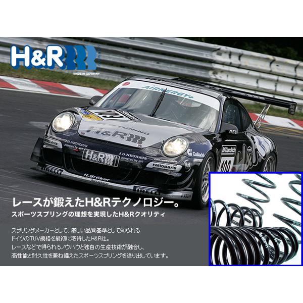 H&R - H\u0026R ダウンサス ロアVer. アウディ A3 運動競技うしろ側 8P 6気筒車用 2004- 貨物輸送無料