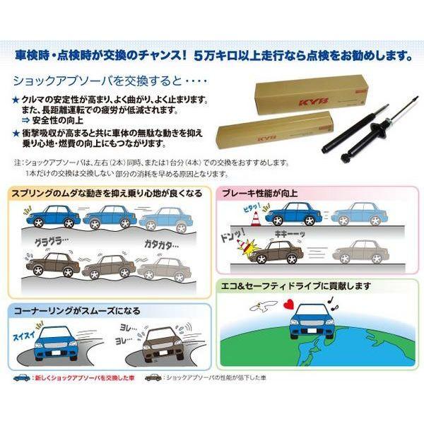 KYB Standard ヴォクシー ZRR70G ZRR70W 2WD 2007/06〜2010/04 FF車用 補修用ショック リア用2本 送料無料｜web-carshop｜04