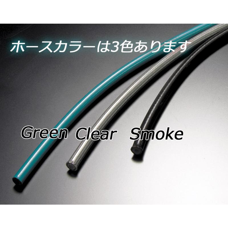 Projectμ ブレーキホース ステンレスエンド クリア 日産 GT-R R35 2007- 送料無料_2