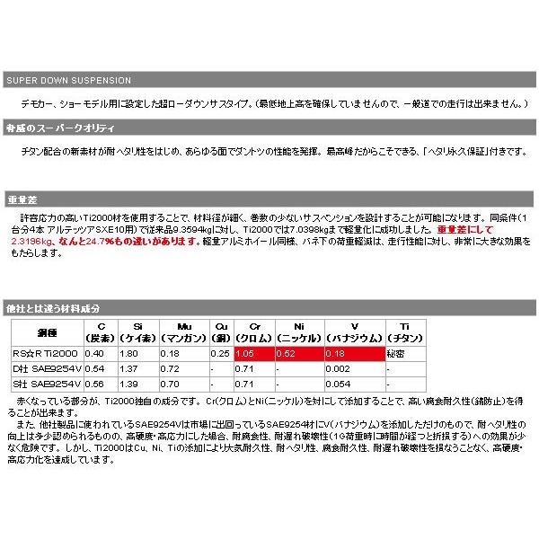 RSR RS-R Ti2000スーパーダウン ムーブ L150S/L152S ターボ車