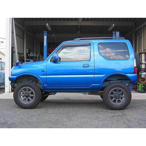 トヨシマ 剛サスペンション 3インチアップ JB23W用1台分 イチネンMTM トヨシマ 剛サス ジムニー JB23W 3インチアップサス 送料