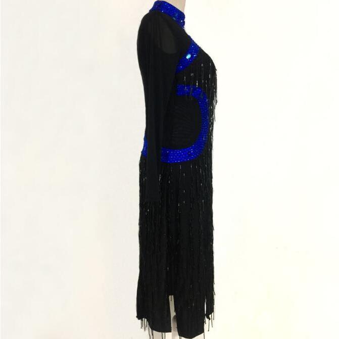 匿名配送 社交ダンスドレス 社交ダンス 衣装 モダンドレス 大きい裾 社交ダンス競技用のドレス ダンスウエア 練習服 競技着 演出用 【2810571251】(17839円)