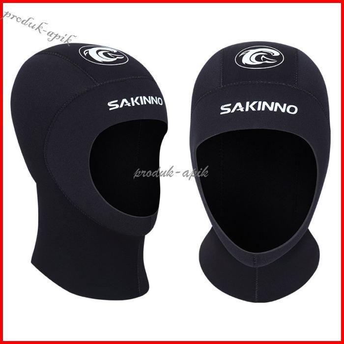 ダイビングフード 5mm 男女兼用 怪我防止 保護 フード サーフフード ダイビング用フード サーフィン ダイビング インナーフード 防寒 保温 厚手 ブラック 5mm ブラック