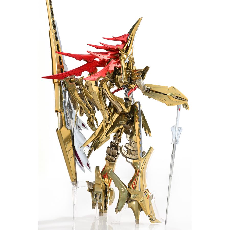 帝騎マグナパレス ザ・ナイト・オブ・ゴールド【金属製ネームプレート付】+ガイアカラー・プレミアムシリーズ「マグナパレス・ゴールド」セット |  | 04