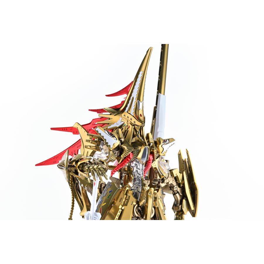 帝騎マグナパレス ザ・ナイト・オブ・ゴールド【金属製ネームプレート付】+ガイアカラー・プレミアムシリーズ「マグナパレス・ゴールド」セット |  | 05