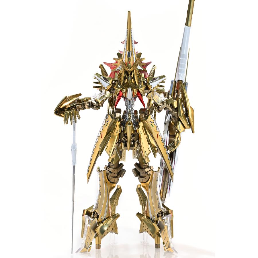 帝騎マグナパレス ザ・ナイト・オブ・ゴールド【金属製ネームプレート付】+ガイアカラー・プレミアムシリーズ「マグナパレス・ゴールド」セット |  | 08