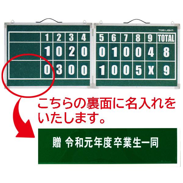 TOEI LIGHT （トーエイライト） 野球・ソフトボール 器具・備品 ベースボールスコアボード 【グリーン】 B-4152 得点版 野球得点板 メンズ・レディース 男性用・女性用 グリーン 緑 2025 4 {SK} TOEI LIGHT（トーエイライト） ベースボールスコアボード (名入れ可能