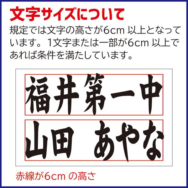 バドミントン用 ゼッケン（規定サイズ）30cm×20cm（フチ縫いタイプ