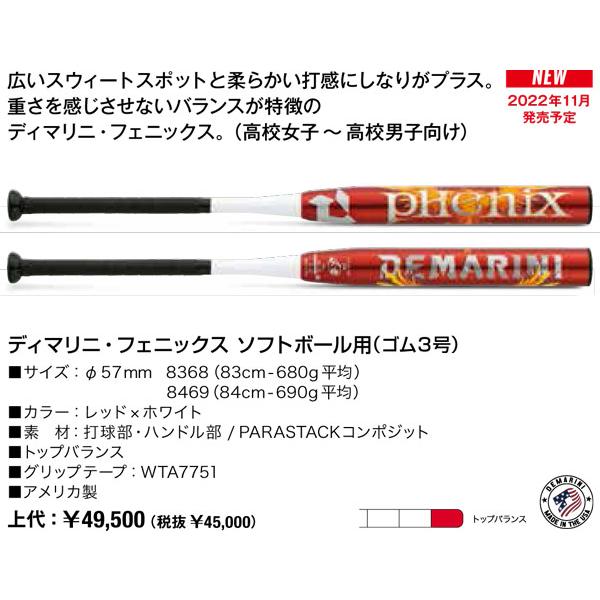 正規逆輸入品】 2023ディマリニ フェニックス ソフトボール用 ゴム3号
