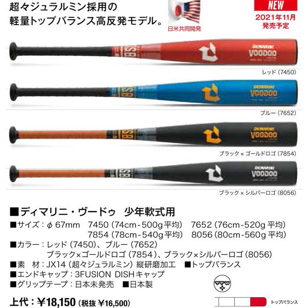 Wilson 2022ディマリニ・ヴードゥ 少年軟式用バット DJJRVDTBB Wilson 2022ディマリニ・ヴードゥ 少年軟式用バット DJJRVDTBB