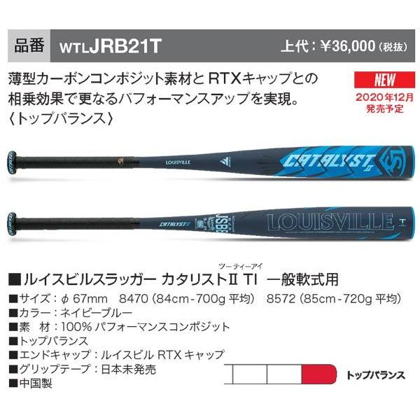 2021ルイスビルスラッガー カタリスト２Ti 一般軟式用バット WTLJRB21T