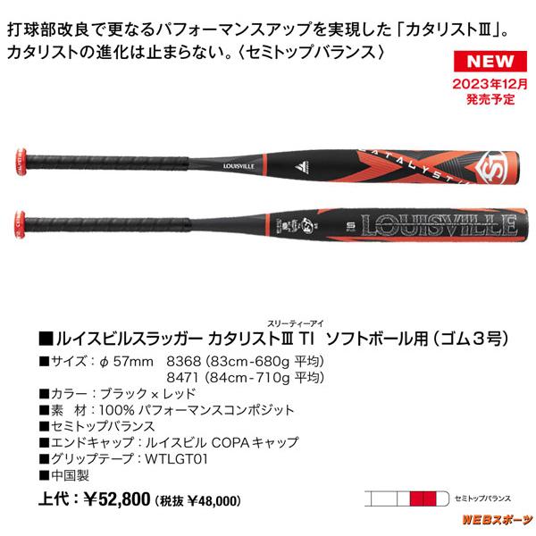 ルイスビルスラッガー 2024ルイスビルスラッガー カタリスト3 TI ルイスビルスラッガー 2024ルイスビルスラッガー カタリスト3 TI