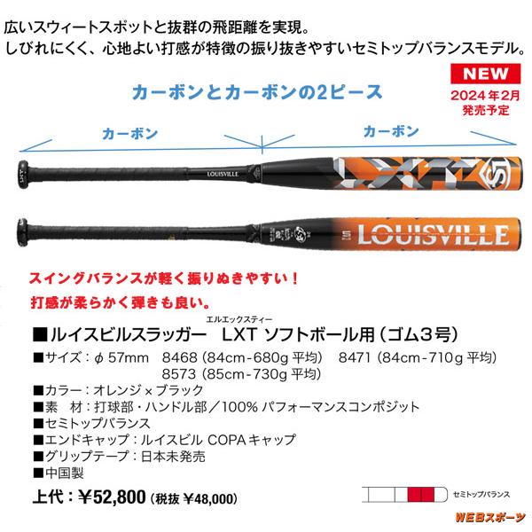 ルイスビルスラッガー 2024ルイスビルスラッガー LXT ソフト