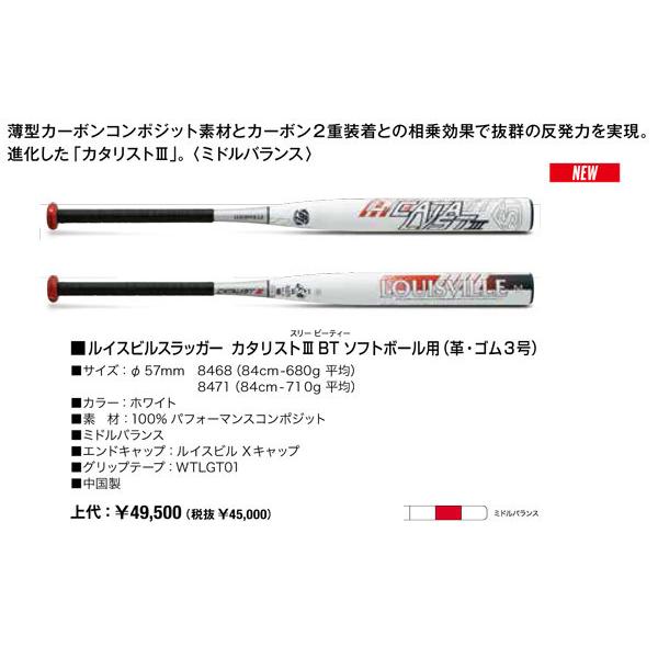 ルイスビルスラッガー 2022ルイスビルスラッガー カタリスト3BT ソフト