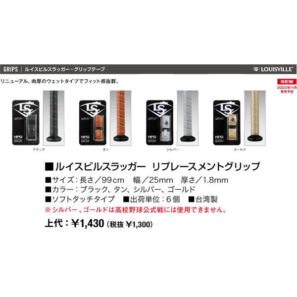 2024ルイスビルスラッガー リプレースメントグリップテープ WB57512