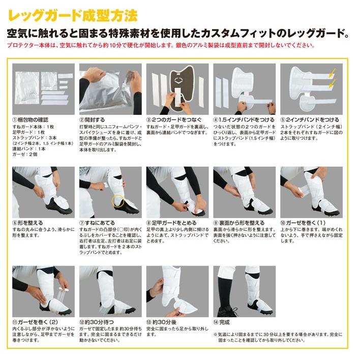 エボシールド カスタムフィット レッグガードWTV12JP 野球 ソフト