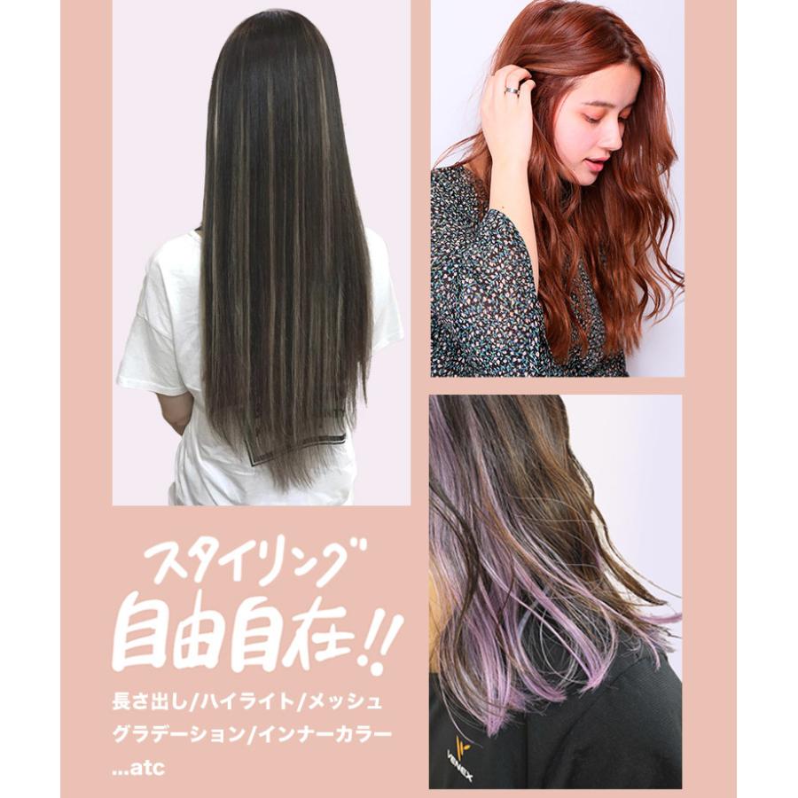 ヘア エクステンション シール エクステ 人毛 100 60cm 10本分 黒 茶 前髪 メッシュ Exs 010 D 渋谷トレンド Yahoo 店 通販 Yahoo ショッピング