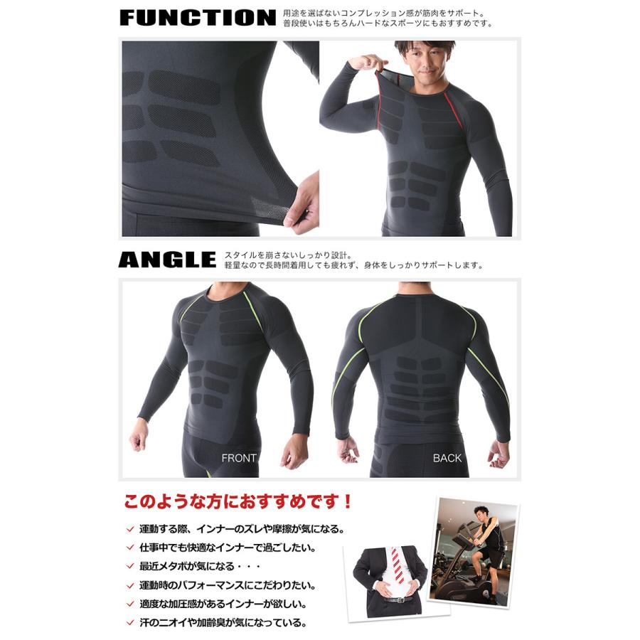 Sportia スポーツシャツ コンプレッションウェア 長袖 吸汗速乾 メンズ 2カラー Amuh Am08 Ferry Web Store Yahoo 店 通販 Yahoo ショッピング