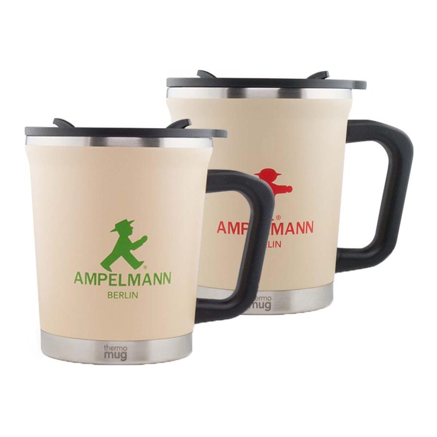 アンペルマン コップ 2個セット サーモマグ ダブルマグ 300ml Go Stop ポイント10倍 グリーン レッド のり子の部屋 Paypayモール店 通販 Paypayモール