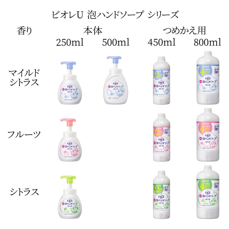 ビオレu 泡ハンドソープ フルーツの香り つめかえ用 450ml のり子の部屋 Paypayモール店 通販 Paypayモール