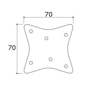 壁面収納棚受け金具 ２×４メイト スターF形ブラケット２枚セット｜web-takigawa｜05