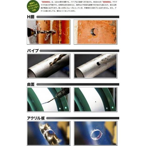 ステンレス・鉄鋼用キリ 月光ドリル六角軸タイプ φ3.8・4.0ミリ 