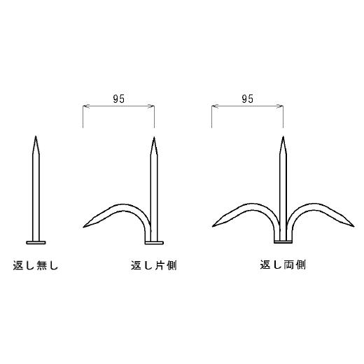 忍び 返し 屋外 防犯 フェンス H130型 スチール 製 片側 爪 ブラック 防犯対策 リフォーム 金具｜web-takigawa｜02