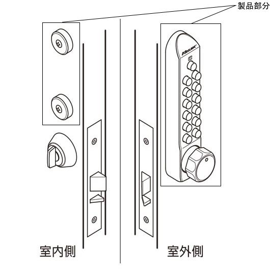 取替用キーレックス500 MIWA AD,LAT,LAL,ALTA,AUT,FGT用 : web