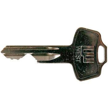 引き戸用取替錠(鍵) ウエスト引き違い錠 324 ２個同一キー仕様 ブロンズ |  | 01