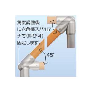 手すり部材(アクア 屋外・浴室用)手すり支柱用エンドジョイント(継ぎ手) SB｜web-takigawa｜04