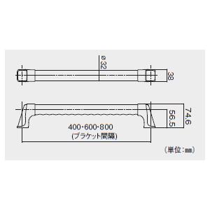木製手すりハイブリットI型80cm : webショップ TAKIGAWA - 通販 