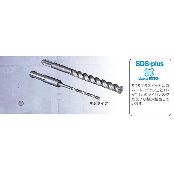 コンクリート用キリ デルタゴンビットSDSプラス φ3.2〜4.8×116ミリ