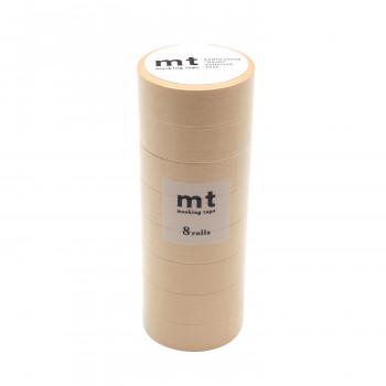 い出のひと時に、とびきりのおしゃれを！ mt マスキングテープ MT08P486(a-1691483) 同色8巻パック 幅15mm×7m パステルマリーゴールド 8P マスキングテープ