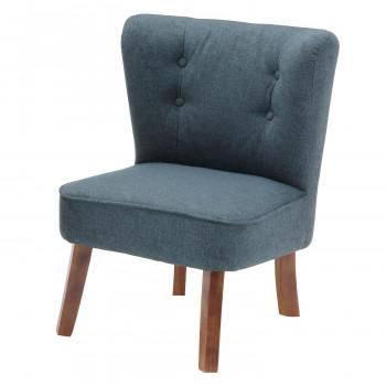 信頼 ADELE TLC-122(a-1718290) (ブルー/ダークブラウン) リビングチェア (アデル) その他椅子、スツール、座椅子