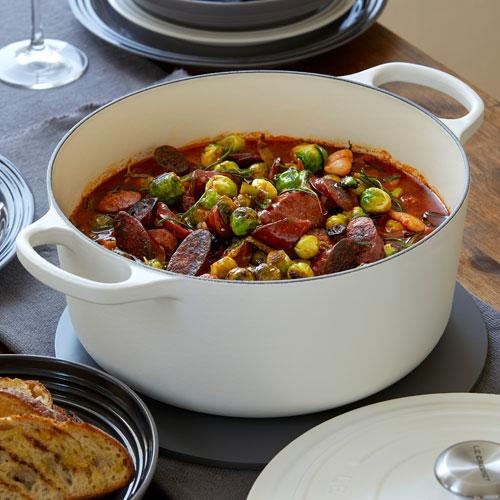 ル・クルーゼ Le Creuset ココット・ロンド 18cm コットン 2101 鋳物 
