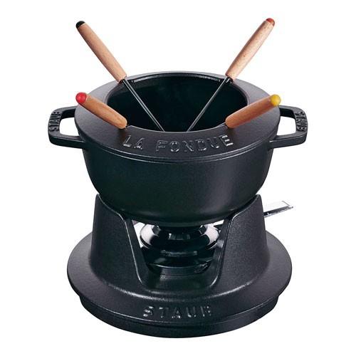 ストウブ staub フォンデュセット 16cm 黒 40511-970 日本正規品業務用