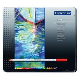 ステッドラー カラトアクェレル水彩色鉛筆 24色セット 125 M24 : webby