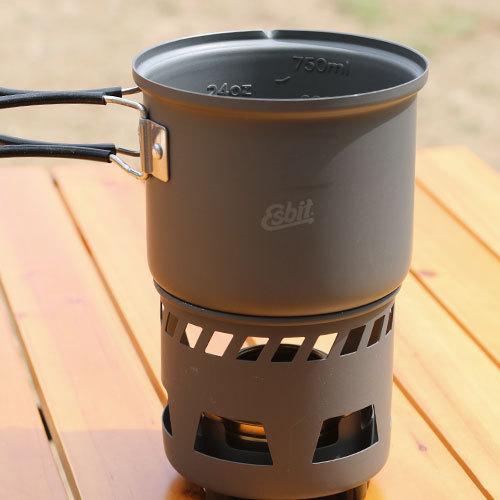 ESBIT エスビット クックセット アルコールストーブ付 985ml ESBIT エスビット クックセット アルコールストーブ付 985ml