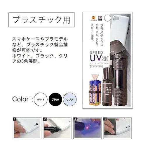 スピードUV ライトジェル プラスチック用セット クリア : webby shop